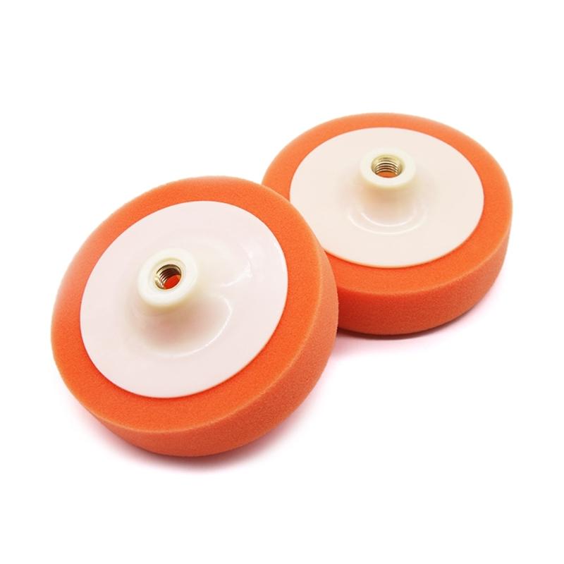 150mm Car Polishing Head Buffing Mop Pad Sponge for M14 Thread with 6 Inch/15cm Car Polishing Waxing Pad