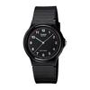 CASIO Analog Wristwatch Chipkashi Cheap MQ-24-1BL Urethane Belt Unisex Black 24-hour Display Index Overseas Model