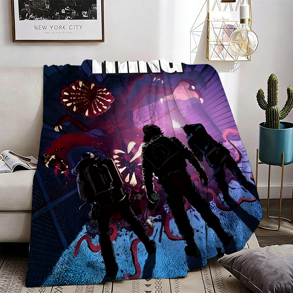 The Thing Throw Lightweight 240g Flannel Blanket Soft Skin-friendly for Summer Cooling 75X95CM