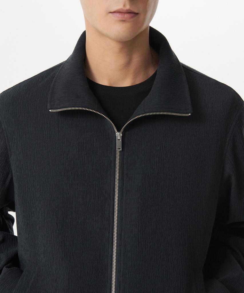 Musinsa Standard Crinkle High-Neck Blouson Jacket [Iron Grey]