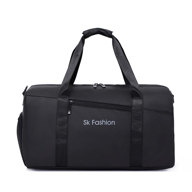 

Large Capacity, Multi-pocket Pressure-reducing Hand Luggage Bag Fashionable Shoes and Stool Style Travel Bag Can Be Used for Pulling Rod чёрный