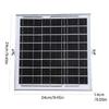 12V 0.66A Solar Panel 4.75m Output Wire 5.2x2.1mm Plug Ecological Friendly Power Solution for Outdoor Electronics Charging