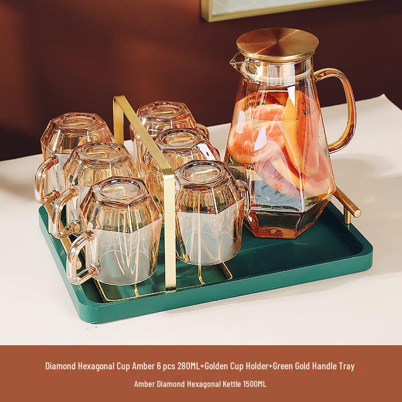 Naijiang Light Luxury Diamond Glassware Set