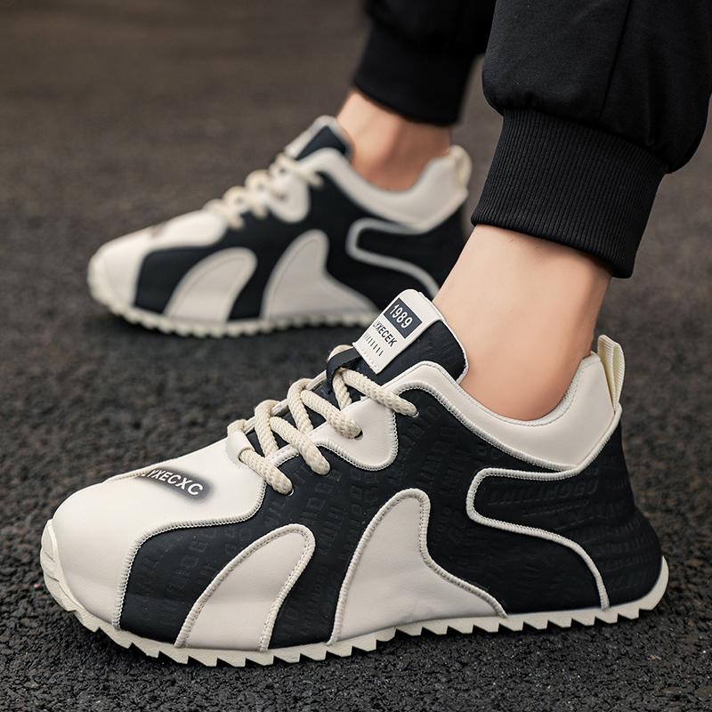 

Мужские дышащие кроссовки для активного отдыха больших размеров, модные кроссовки для бега, универсальные нескользящие кроссовки 48 чёрный