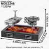 MOOXI MOC Space Wars Movie Robot Soldier Fighter Tank Weapons Battle Scene Models Bricks Building Blocks Figures Toys Kids Gifts