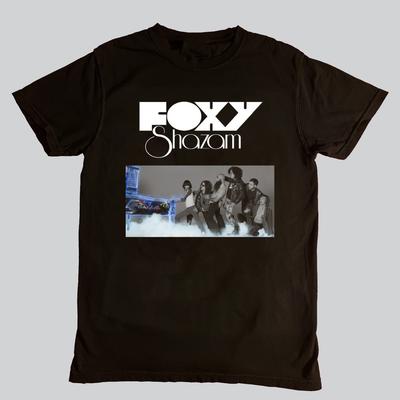 Vintage Foxy Shazam Graphic Cotton Shirt Unisex Concert S-5XL AC528 Unisex T-Shirt