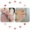 Wine Red Glitter Peel-Off Nail Polish - Long-Lasting Shiny Crystal Burst, 2026 New Internet Celebrity Favorite