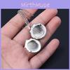 Minimalist Mini Openable Shell Photo Frame Metal Necklace For Girls Women And