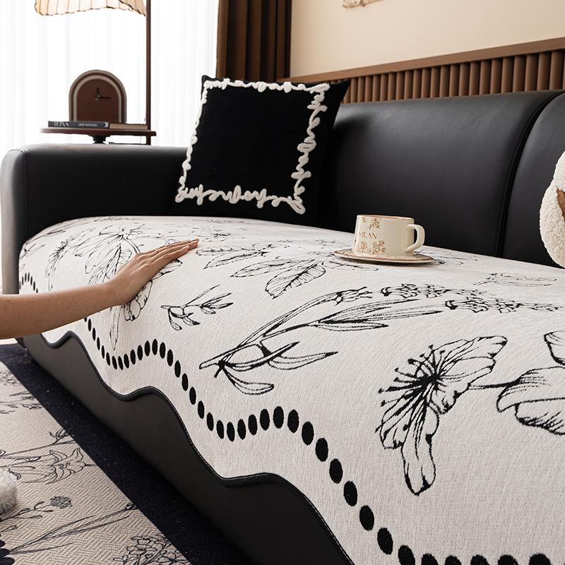 Irregular Sofa Cushion  New French Four-Season Universal High-End Sofa Seat Cushion Anti-Cat Scratch Sofa Cushion