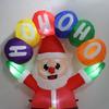 Christmas Decoration Inflatable Santa Claus With LED Light Outdoor IP44 Water Proof Xmas Yard Garden Decor Christmas Party Props