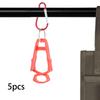 5 Pieces Outdoor Glove Clip Multipurpose Hook Clamp Hanger Anti Drop for Construction