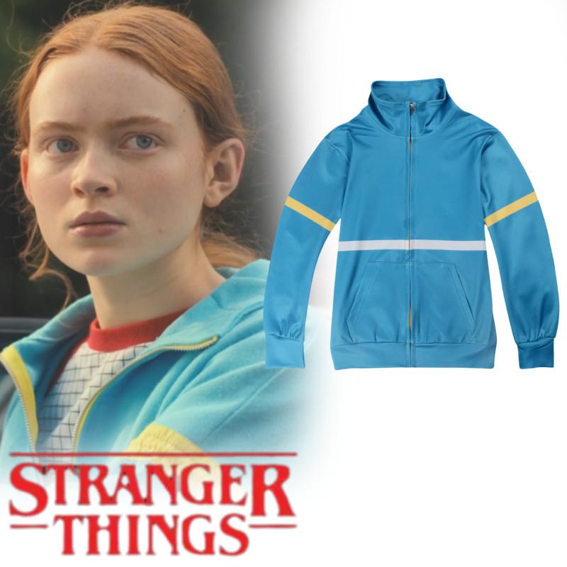 Miękki Wygodny Zestaw Bluza z Kapturem i Długie Spodnie Stranger Things 4 dla Dzieci Chłopców i Dziewcząt