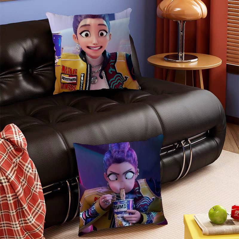 Demon Hunters Rumi Cushion Cover Pillowcase Upholstery Sofa Throw Pillow Home Decor Pillowcas