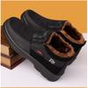 Men Winter High-Top Velvet Thermal Cloth Shoes for the Elderly Thickened Non-Slip Shoes Warmer