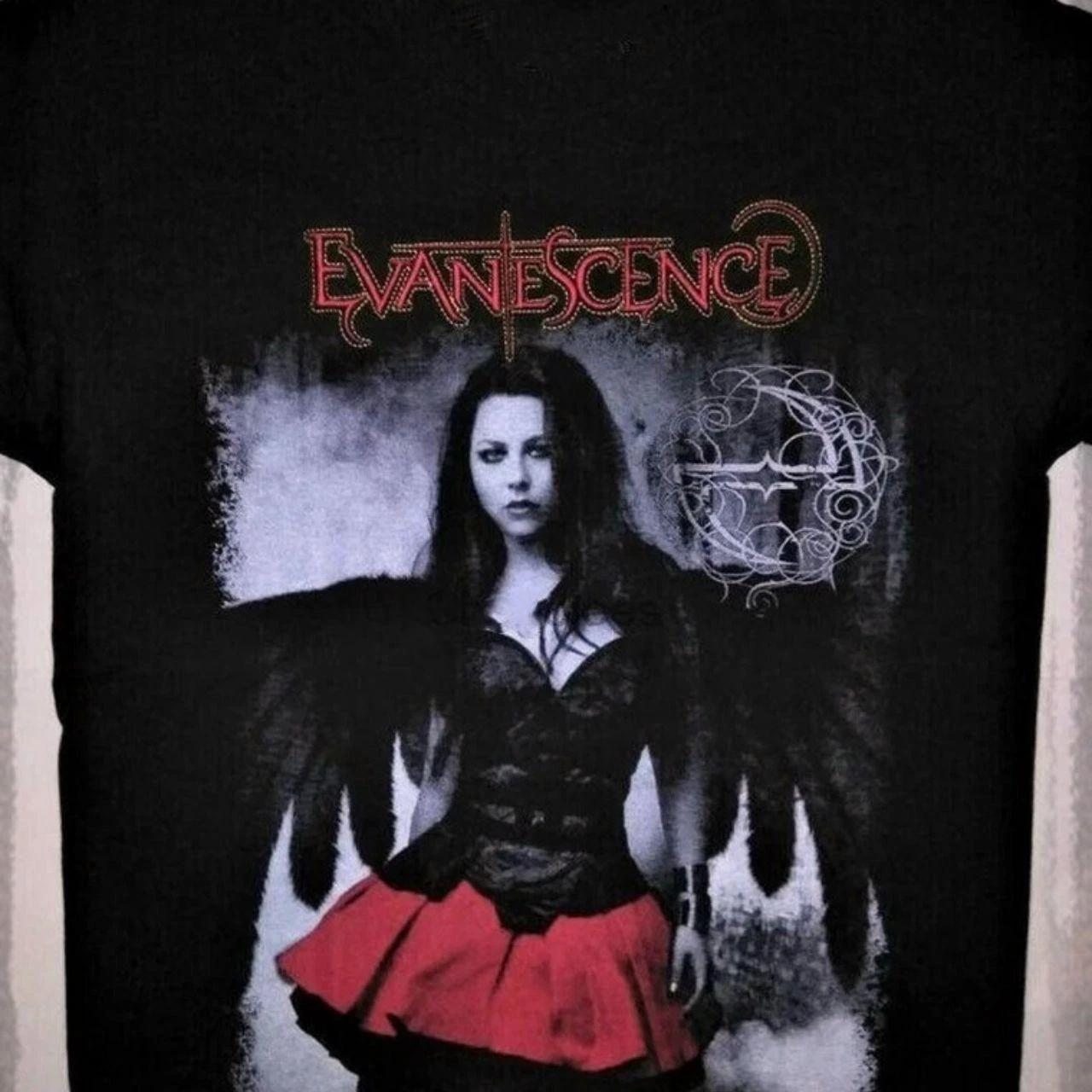 Evanescence Band Black T-Shirt Cotton Unisex XL
