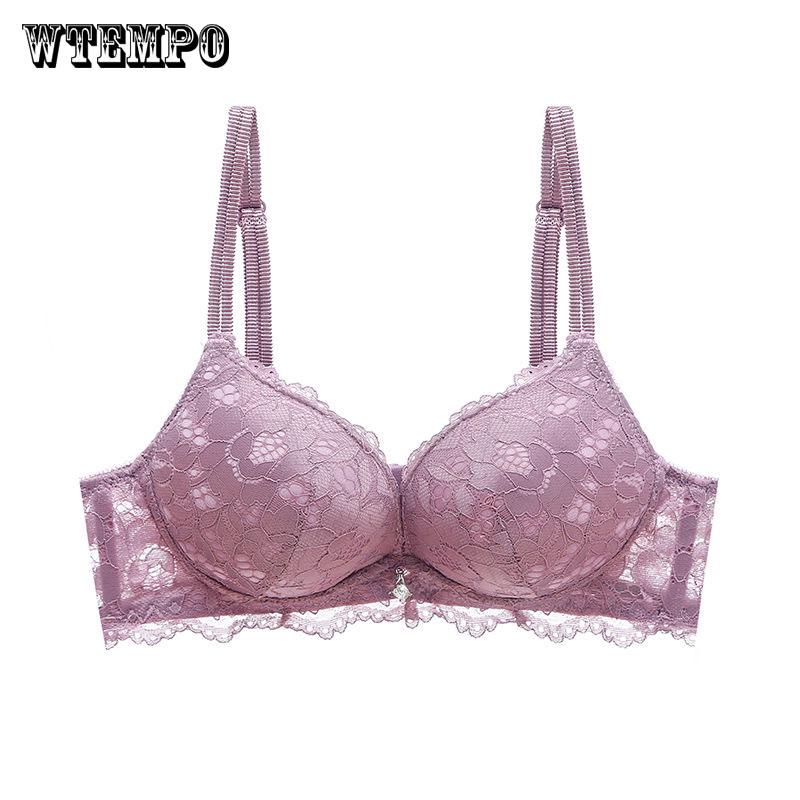 

Модный женский бюстгальтер с глубоким V-образным вырезом, кружевной пуш-ап, невидимый бюстгальтер с открытой спиной, нижнее белье 85B