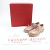 Excellent Valentino Garavani Leather Shoes Pink Beige Leather Mens 40 2Y0S0H04 Used