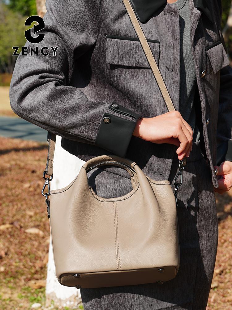 Zency Leather Shoulder Bag for Woman