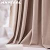 1PC NAPEARL 70-80% Blackout Multiple Solid Color Dyed Curtains For Living Room Bedroom Soft Curtain Home Decor