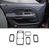 Soft Carbon Fiber Window Lift Switch Button Trim Sticker for Honda Pilot 2003-08