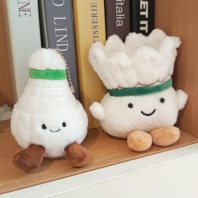 Fun and Cute Series Basketball Badminton Dolls School Bag Pendant Decoration Plush Doll Couple Car Keychain
