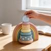 Rainbow Tower Wooden Stacking Blocks For Kids Educational Cognitive Play