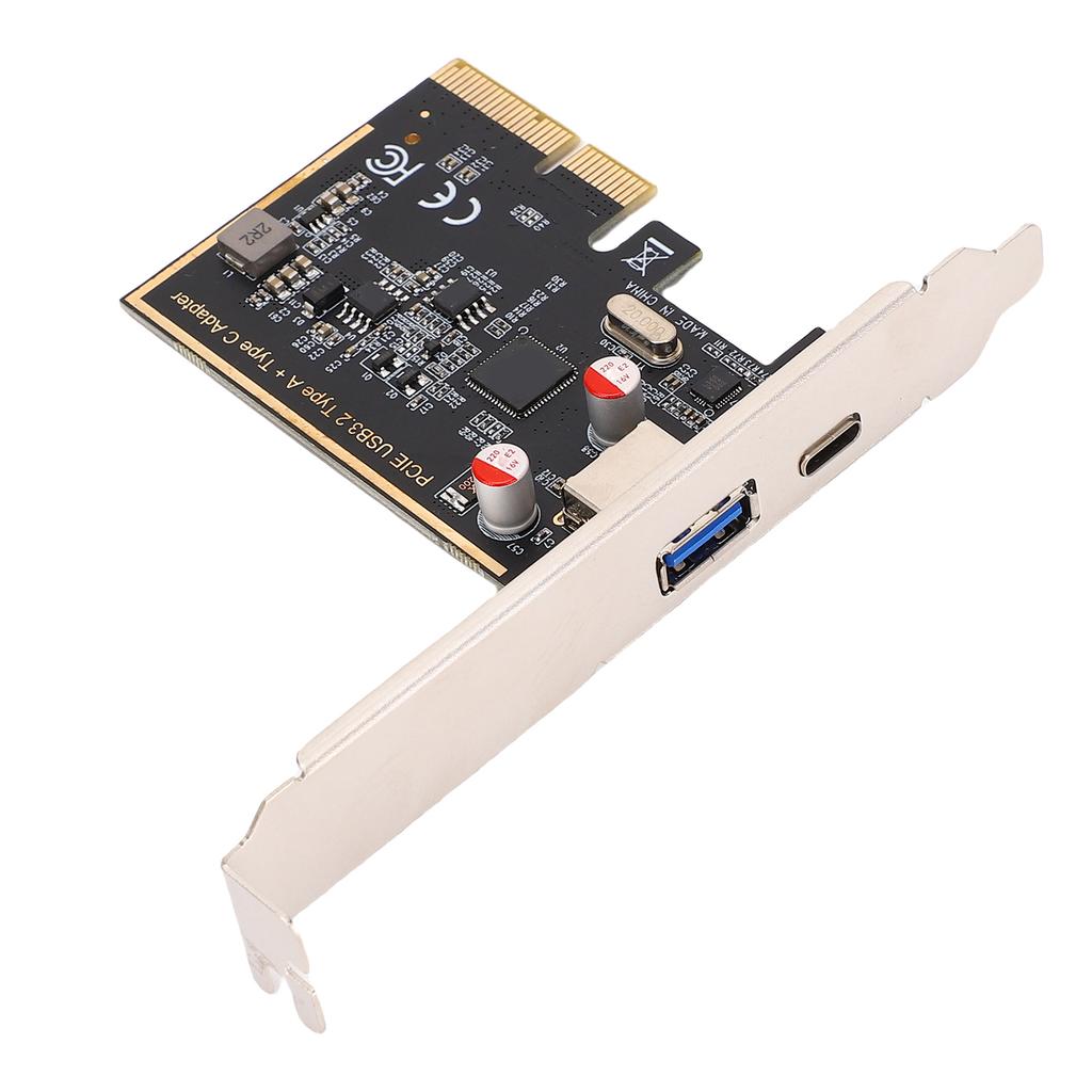 PCIe To USB 3.1 Expansion Card Type A Type C 10Gbps High Speed Data Transfer PCI Express Expansion Card for Desktop