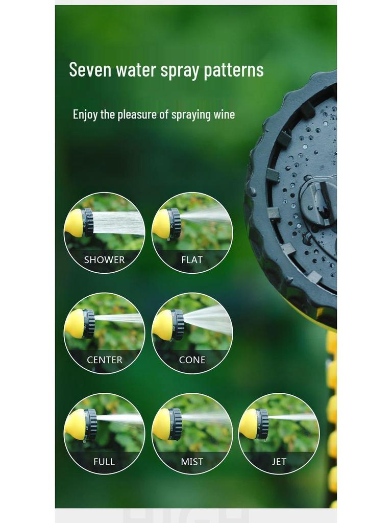 High-Pressure Water Gun Nozzle for Household, Balcony, Gardening, and Car Washing