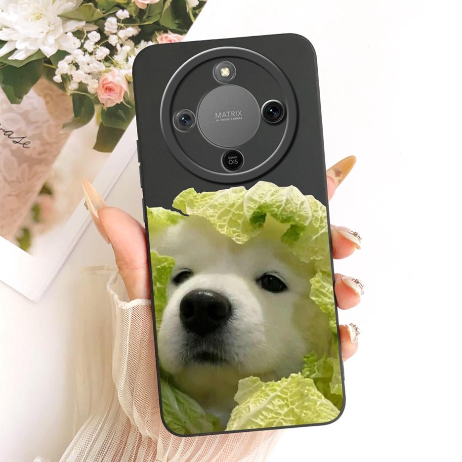 For Honor Magic 8 Lite Case Honor X9d MTN-NX1 Cute Dog Panda Cartoon Cover Silicone Case For Honor X70 X 70 HonorX9d Soft Fundas