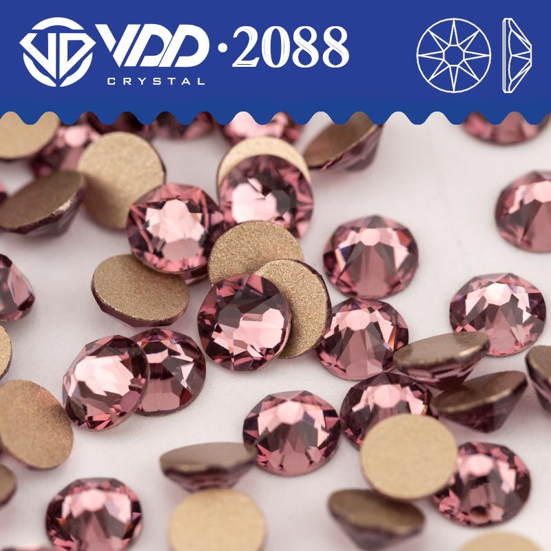 VDD SS16-SS30 High Quality 2088 Rhinestones Crystal Flatback 8 Big 8 Small 16cut Stones for DIY Crafts Nail Art Decoration