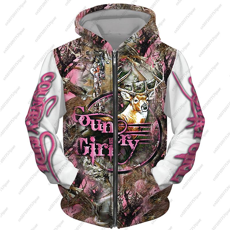 Весенне-осенняя мужская толстовка с капюшоном для охоты на оленя и кемпинга — фото 7