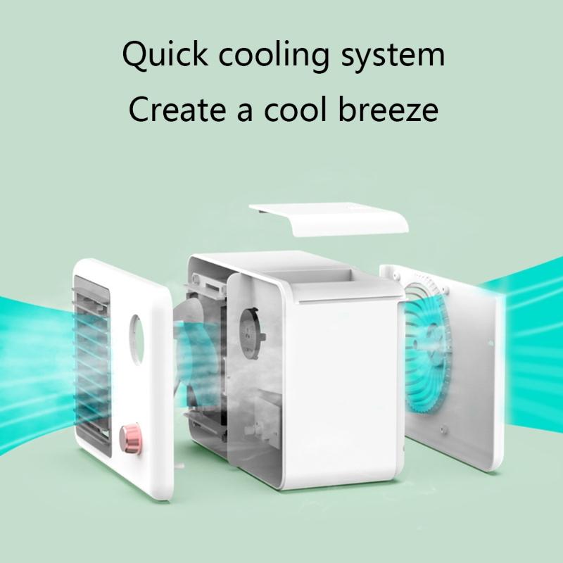 Movable Desktop Cooling Fan Air Humidifying Fan Low Noise Fan