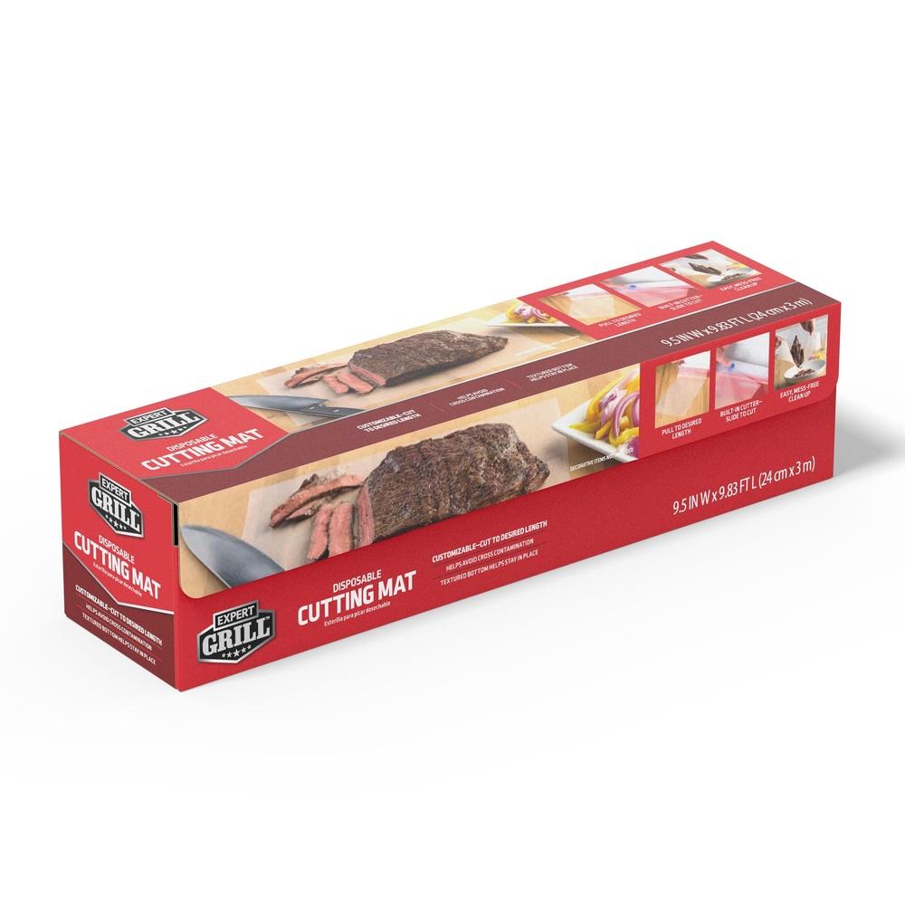 

Одноразовая пластиковая разделочная доска, регулируемая длина, гигиеничная, без беспорядка при уборке, текстурированная нескользящая поверхность, идеально подходит для готовки, кемпинга United States