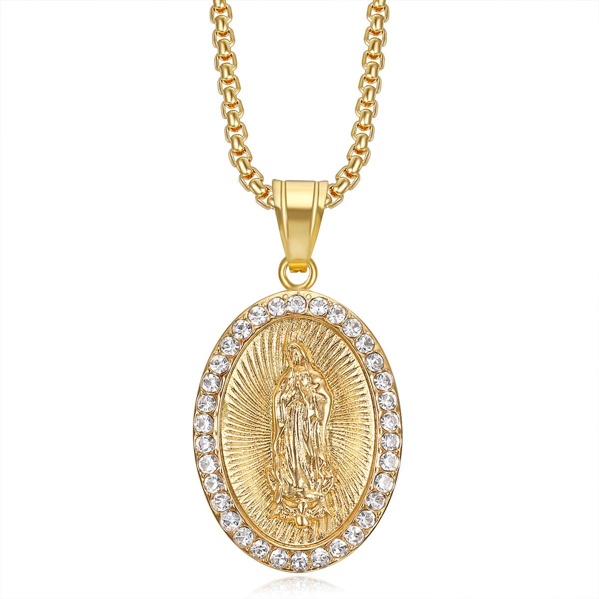 2026 Jewelry Fashion Trend Inlaid Zircon Men s Exquisite Jewelry Necklace Pendant 60CM