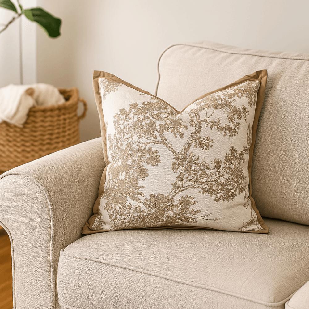 Brown Coffee Pillow Covers Nordic Style Cushion Cover High-end Sofa Pillowcase  Bedroom