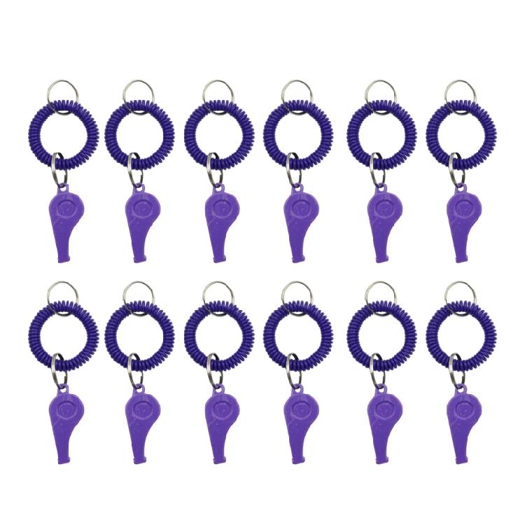 12pack Durability Colorful Whistle Sports Coaching Gear Nontoxic Plastic Whistle for Teams School Activity
