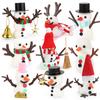 Smiling Snowman & Snowball Clay Ornament Kit for Parent-Child Christmas Crafting