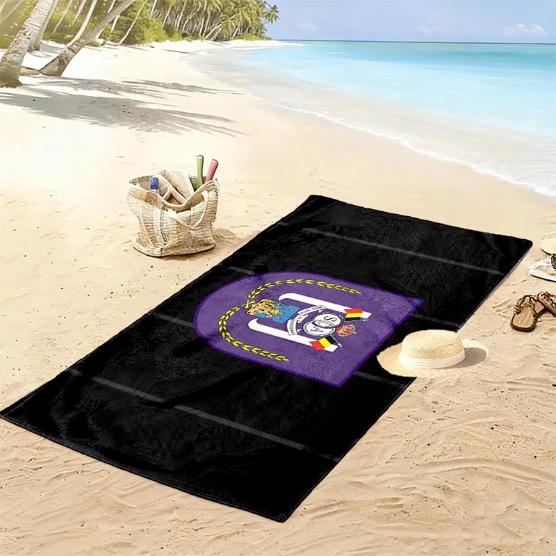 RSC Anderlecht Druck Strandtuch, Großes Weiches Schnelltrocknendes Handtuch für Strand Camping Schwimmen