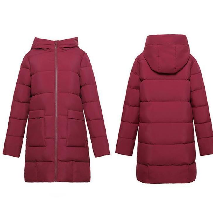 Thiened Large Size Down Cotton Jaet Winter Clothes for Middle-Aged and Ly People Andmother Sle Coat Outerwear