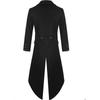 Men's Coat Solid Color Fashion Steampunk Retro Tuxedo Men's Uniform
