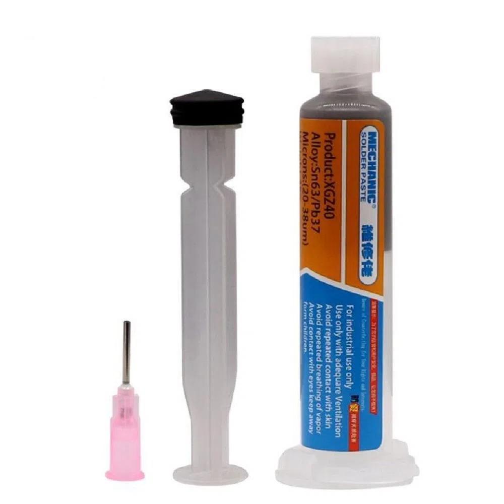 Medium Temperature Soldering Paste with Lead Solder Needles Solder Flux  For PCB Component Repair