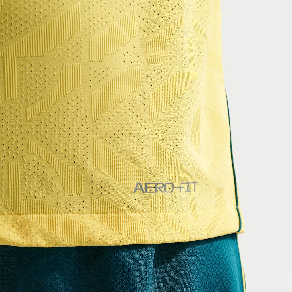 Nike Brazil 2026 Match Home Canary/Light Menta/Geode Teal Men Tops Yellow IB5143-724