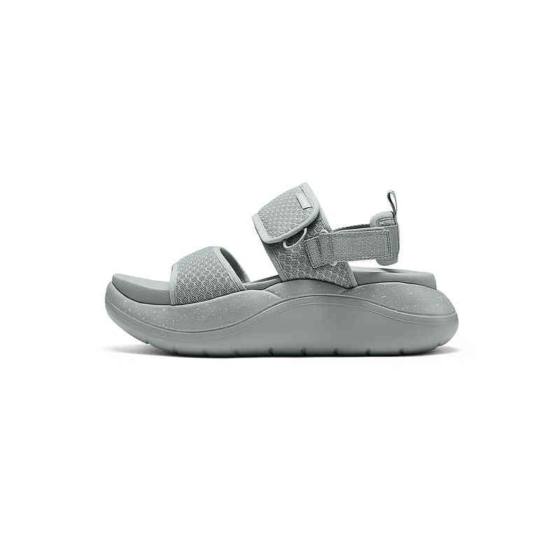 Skechers Dlux Walker Fabric Casual Cushioning Comfortable Platform Sandals Women sandals Gray 141510-GRY 35