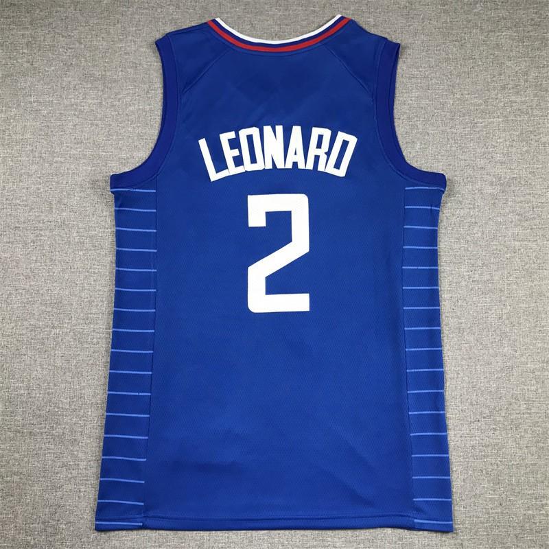 Mens Basketball Jersey LA Clippers Kawhi Leonard 2 Paul George 13 Embroidered Sportswear Cotton Blend Team Uniform