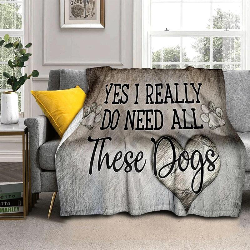Family Text Blanket Love Flannel Throw Blanket Super Soft Fleece for Bedroom Couch Sofa Gift for Family Lightweight King Size