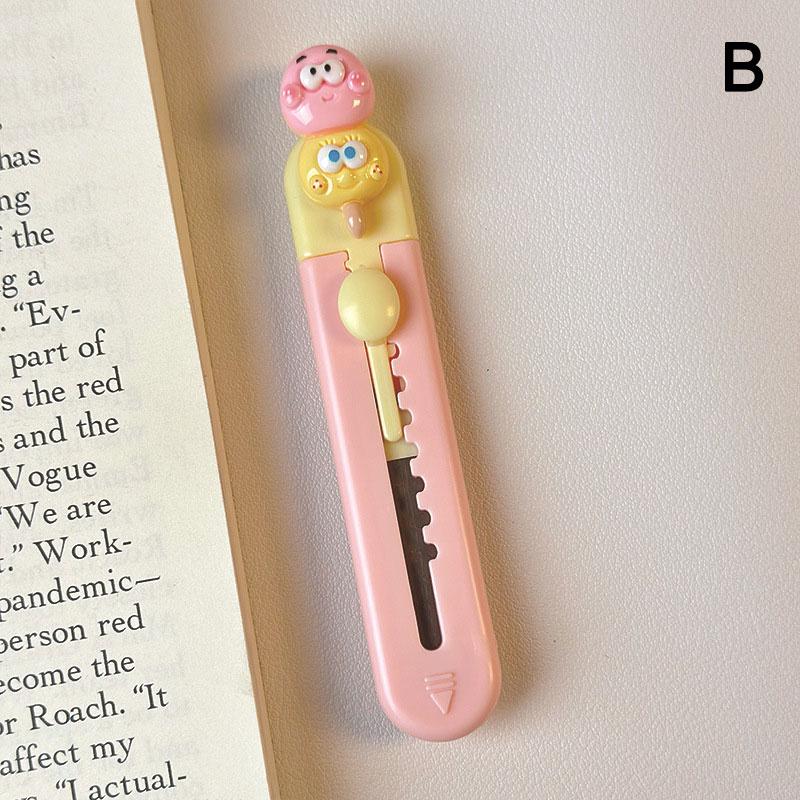 

Милый мультяшный нож-канцелярия Милый мультяшный нож Портативный нож для резки бумаги Справочник