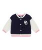 Petit Bateau Blouson A0DV4 Size 36 95cm Blue/Off-White, Months,