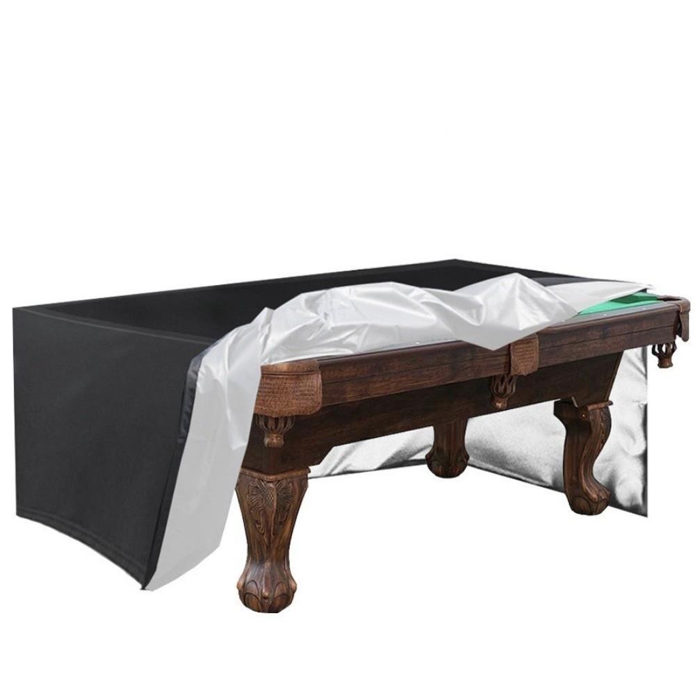 Funda para Mesa de Billar de 9 pies Color Negro Funda Completa para Mesa de Pool Sala de Billar en Casa