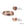 12mm Heavy Punk Red Copper Wheat Magnetic Chain Bracelet Men Women Hiphop Bike Energy Magnet Hologram Arthritis Bangle Jewelry