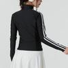 Adidas Originals Striped Training Windbreaker Jacket Women Jackets Black JD5025
